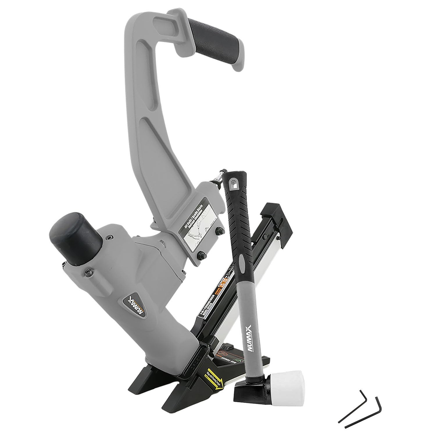 NuMax SFL618 Pneumatic 3-in-1 15.5-Gauge and 16-Gauge 2" Flooring Nailer / St...