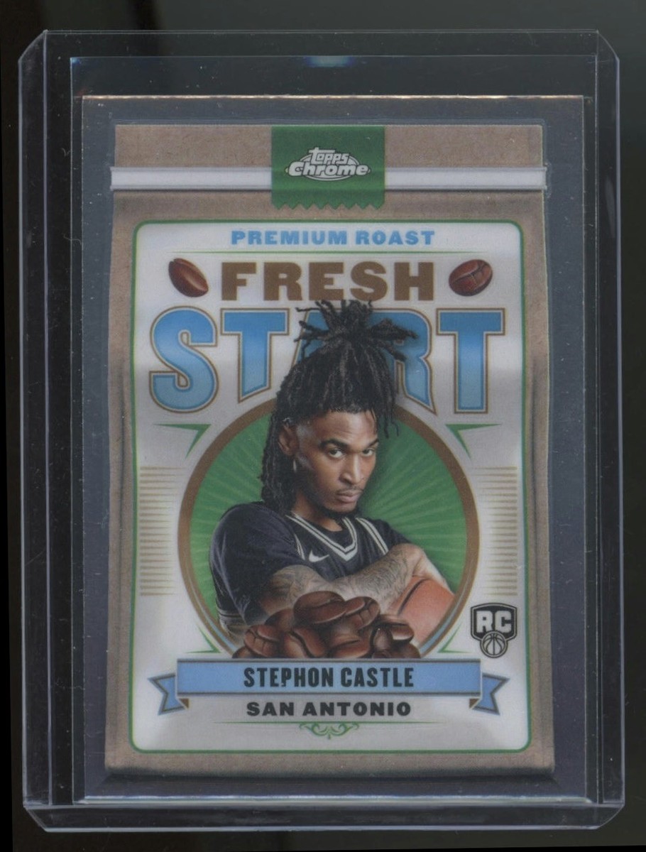 Stephon Castle 2024-25 Topps Chrome Fresh Start Rookie Card #FS-3