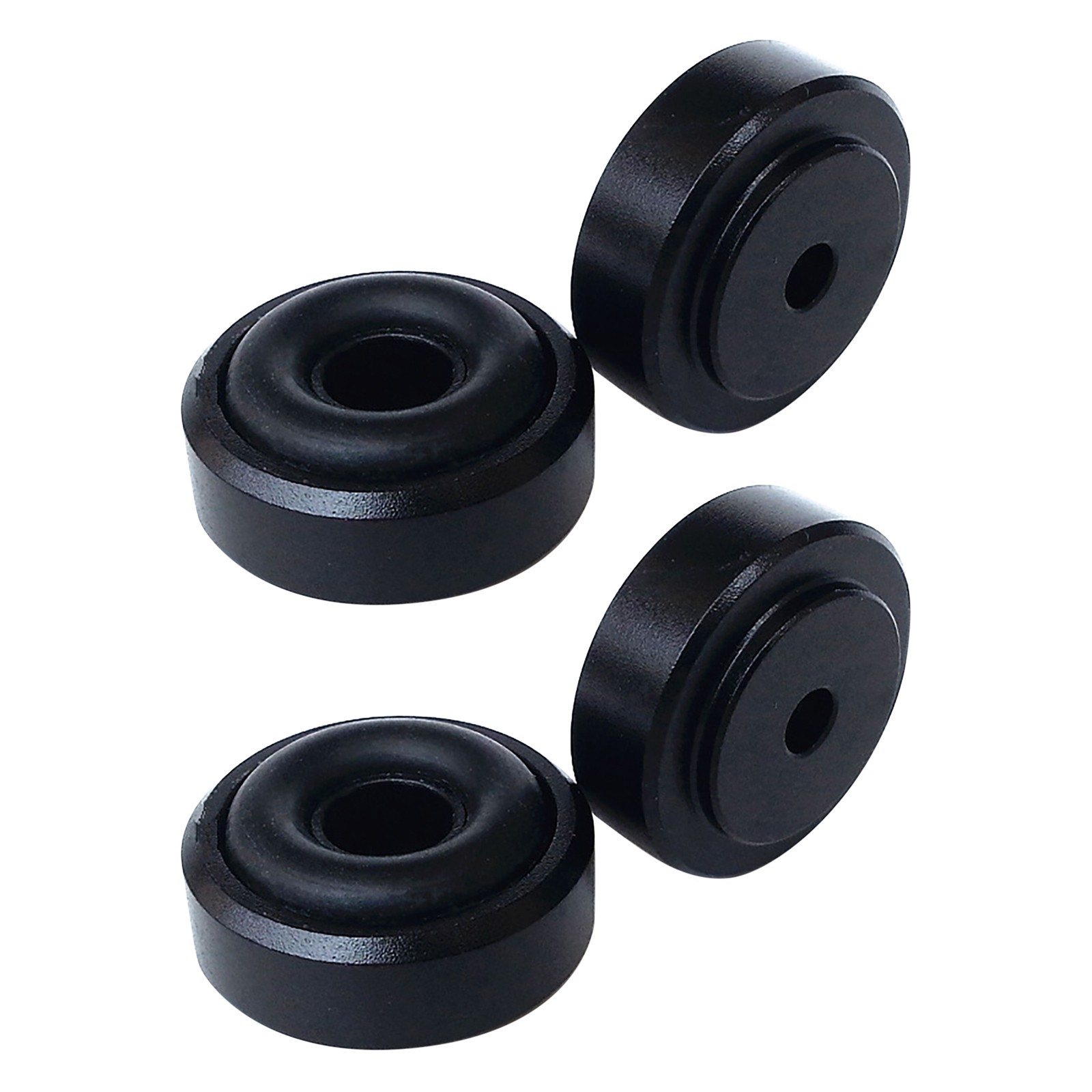 4pcs Black Shock Absorber Turntable Pads for HIFI Speaker Isolation Feet