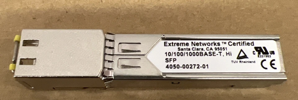Extreme networks 10/100/1000Base-T SFP 10070H NEW Original - Image 2 of 4