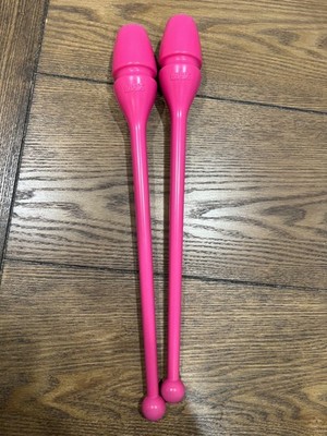 Sasaki RG Rhythmic Gymnastics junior Kids Rubber Clubs MJ-38H/ 36cm, Raspberry