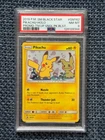 POKEMON TEAM UP SM BLACK STAR PROMO PIKACHU #SM162 HOLO PSA 8 NM