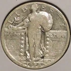 Silver Quarter - Standing Liberty - 1928 (Cleaned) [715]