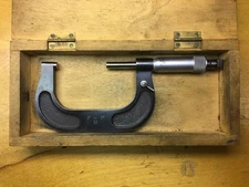 Machinist tool Micrometer, 2-3 Inches Shardlow  No. 52 w/box