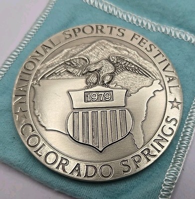 Rare 1979 National Sports Festival Colorado Springs CO Tiffany & Co. w/Box D104