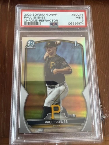 2023 Bowman Chrome Paul Skenes Refractor #BDC14 PSA 9