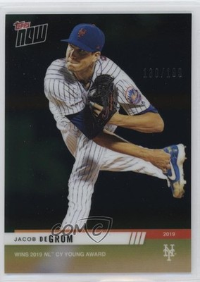 2019 Topps Now Jacob deGrom Chrome Green 130/199 Jacob deGrom #JD6 04at