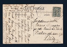 LA ROCHE Autograf na mapie odpowiedzi Paryż 1912 do Marie Wagner Riehenstr.170 Bazylea