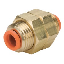 SMC 36W959 PK 10 Bulkhead Union,1/4",TubexTube 36W959