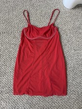 Auden red mini dress with rhinestone details