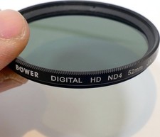 Bower ND4 4X 52mm Filter Threaded Neutral Density