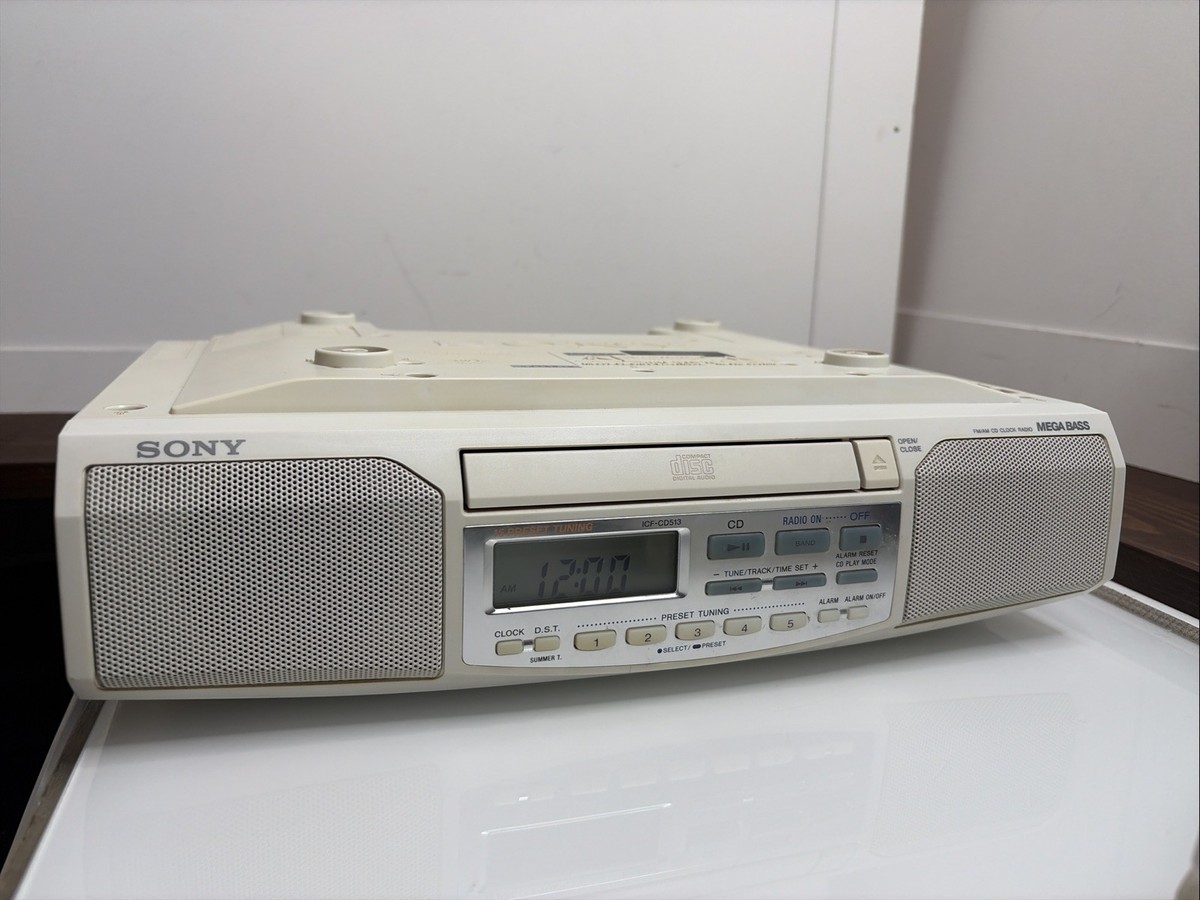Sony ICF-CD513 Under Cabinet CD Player Stereo Radio Mega Bass