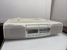 Sony ICF-CD513 Under Cabinet CD Player Stereo Radio Mega Bass White
