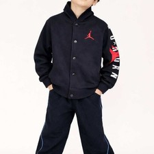 Jordan Childrens black bomber jacket, streetwear kids, casual wear, size 8 - 10