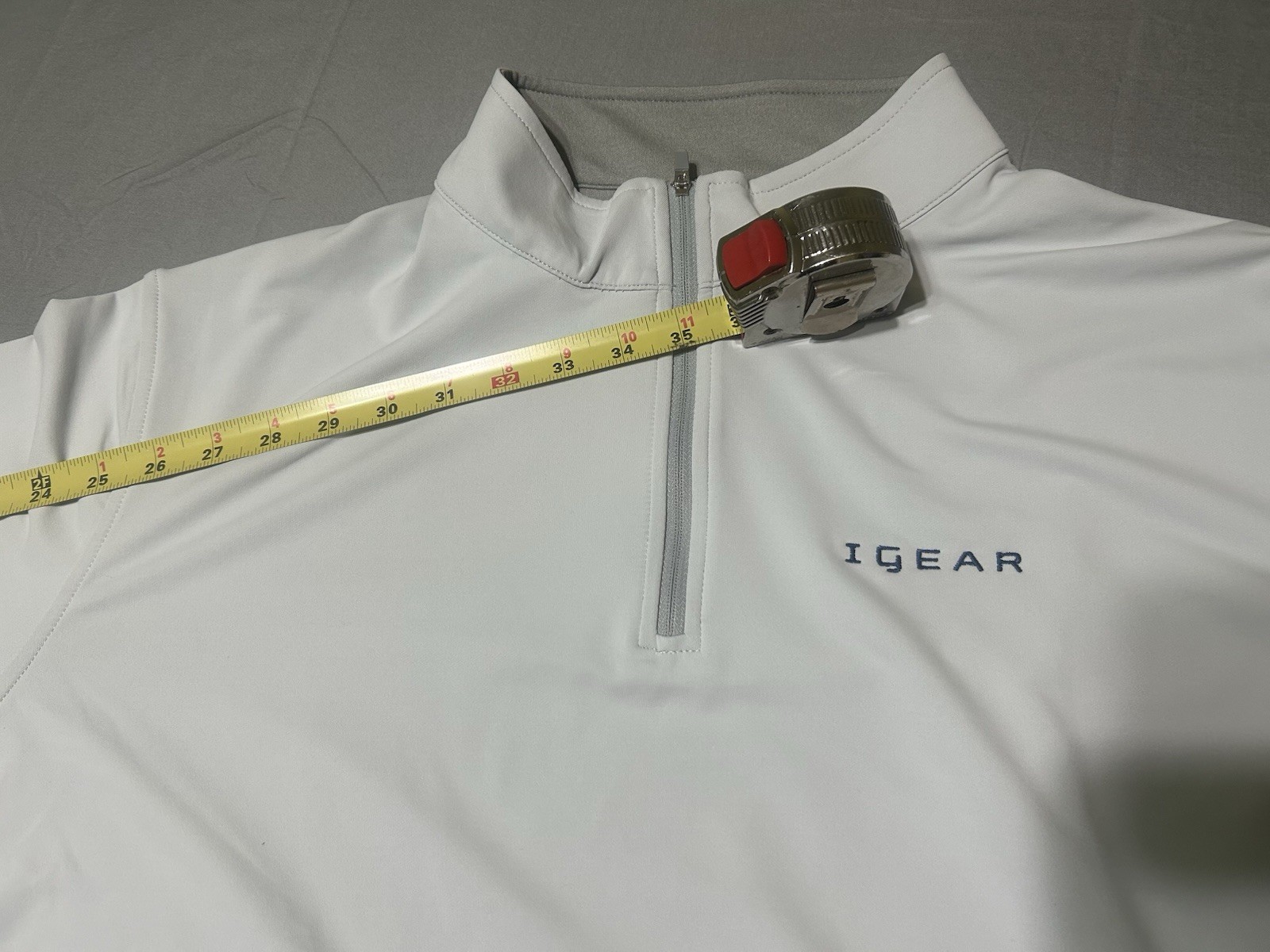 Peter Millar Performance Golf 1/4 Zip Pullover Wh… - image 8