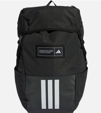 adidas Originals 4ATHLTS 3 Stripes Gym School Travel Backpack Black NWOT