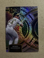 2024 Select Baseball Rickey Henderson Athletics Mojo Prizm Card #15 #’d /4