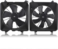 AUTOKAY Radiator AC Condenser Cooling Fan, 2PC Pair Set Fan... 