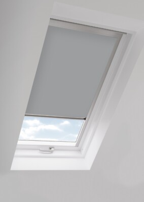 Verdunkelung Thermo feuersteingrau Dachrollo für Velux Fenster Code C01
