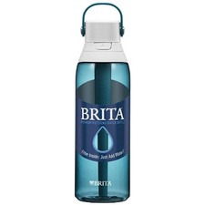 Brita 26oz Hard-Sided Water Bottle Sea Glass w/ Built-In Filter BPA-Free