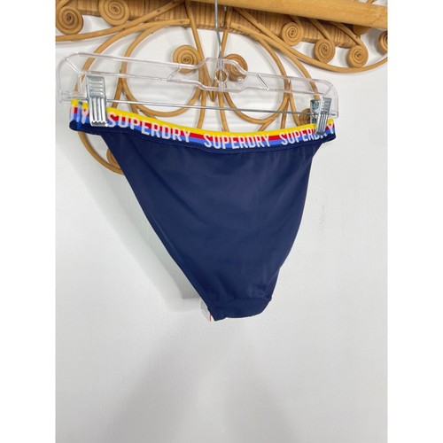 NEW SUPERDRY Sydney Bikini Bottom Navy sz 8 - Picture 5 of 5
