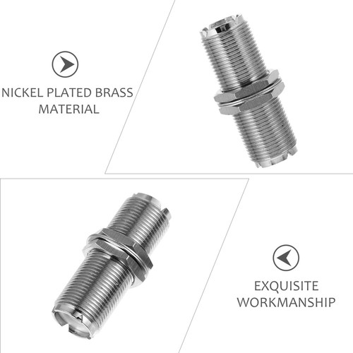 2 Pcs Coax Cable Extender Coax Connector UHF Connectors Connector - Zdjęcie 3 z 10