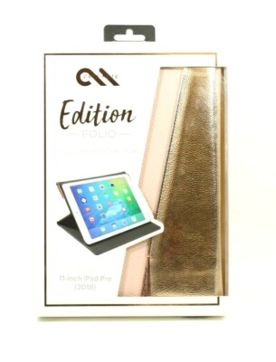 Case-Mate Edition Folio Case for Apple iPad Pro 11-inch (2018) Rose Gold  NEW