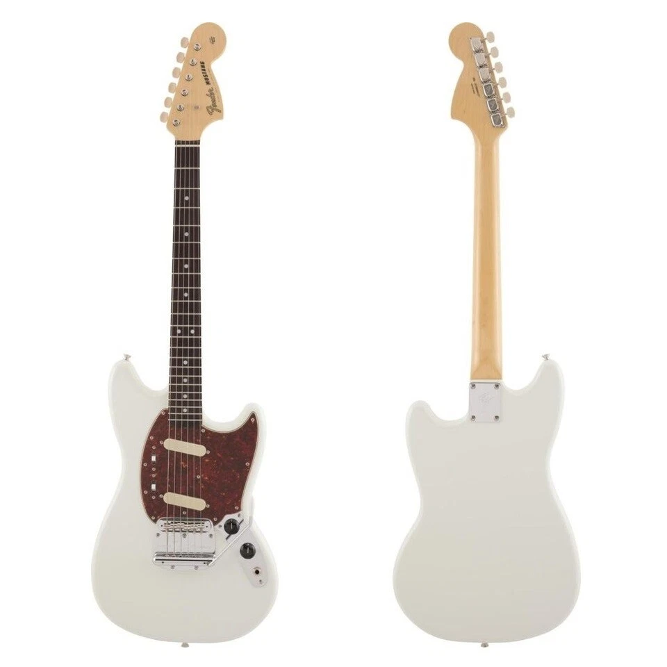 Fender Made in Japan Traditional 60s Mustang Olympic White Electric Guitar