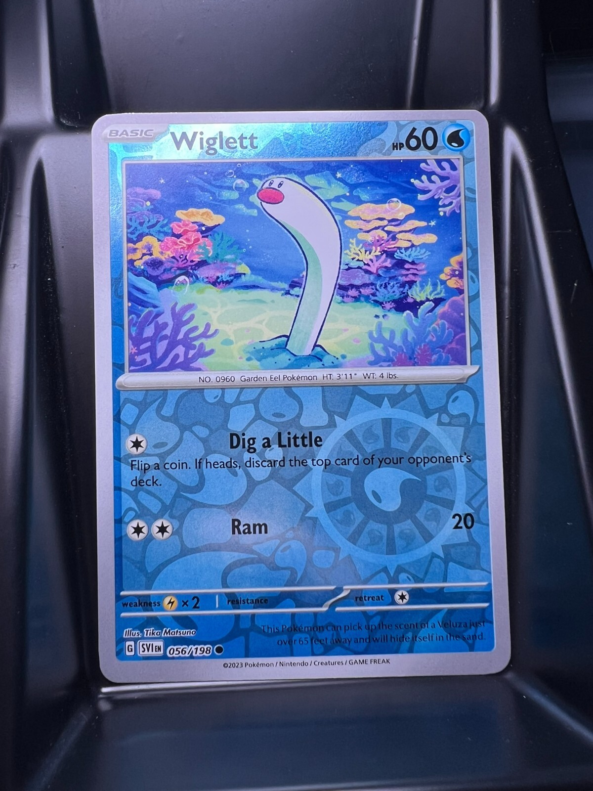 Wiglett 056/198 Sv01: Scarlet & Violet Base Set Reverse Holo