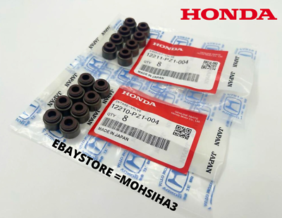 #ad 16 Genuine OEM Honda Valve Stem Seal Set Kit B16 B18 D16 K20 K24 H22 ACURA $44.10