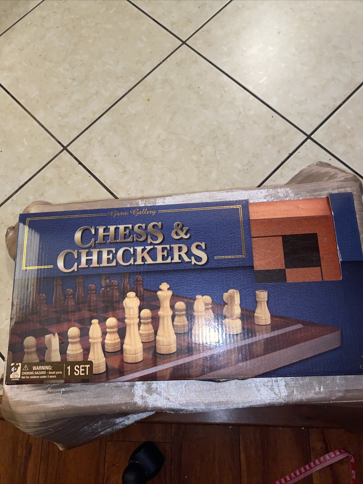 NEW Cardinal Gallery Chess & Checkers Wooden Game Set - Open Box | eBay