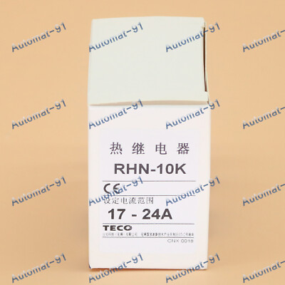 Relais Thermique TECO RHN-10K 17-24A - Neuf En Boîte, Protection Contre Les Surcharges