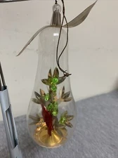 Vintage Resl Lenz Partridge In A Pear Tree Glass Christmas Ornament
