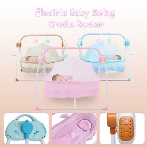 Berceau électrique pour bébé à balançoire électrique pour enfants de nouveau-nés 3-Color