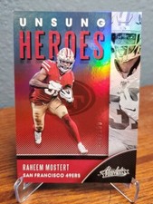 2020 Panini Absolute - Unsung Heroes Spectrum Red #UH-RM Raheem Mostert /100