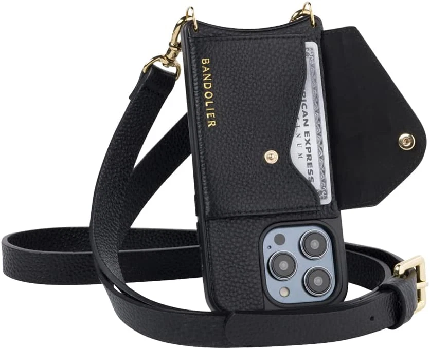 Bandolier Hailey Crossbody Phone Case and iPhone 14 Pro Max, Black