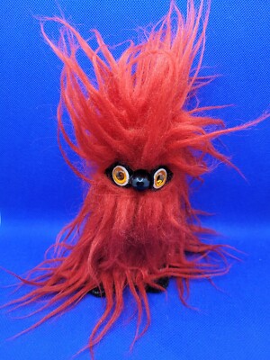 Vintage 60er Jahre Glook Gonk Fuzzy Hairy Figur Puppe Rarität SAMMLERSTÜCK Retro