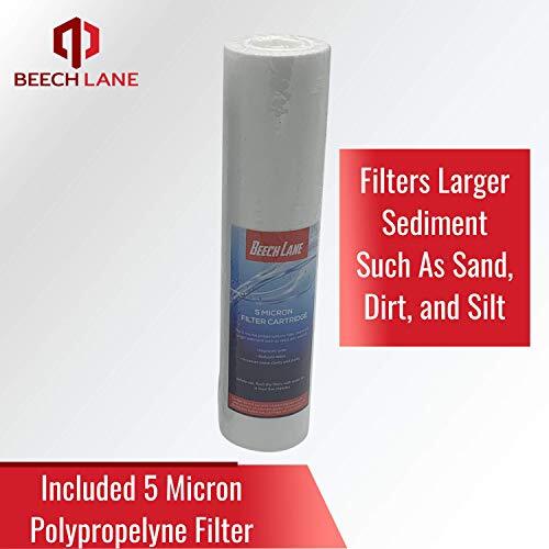 Beech Lane External RV Dual Water Filter System LeakFree Brass