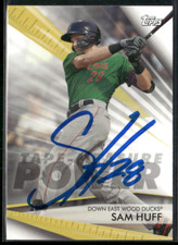 Sam Huff Signed 2020 Pro Debut Tape Measure Power IP Auto #TMP-SH
