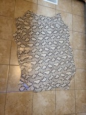 12 Pieces 72 Sq Ft Thin pig leather hide 0.8mm 6 sq ft Each