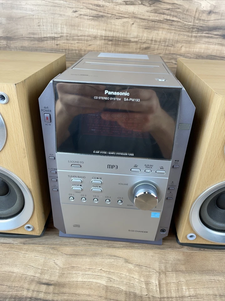 Panasonic Compact 5 CD STEREO-TAPE SYS SA-PM193 cd Don’t Open - Image 4 of 4