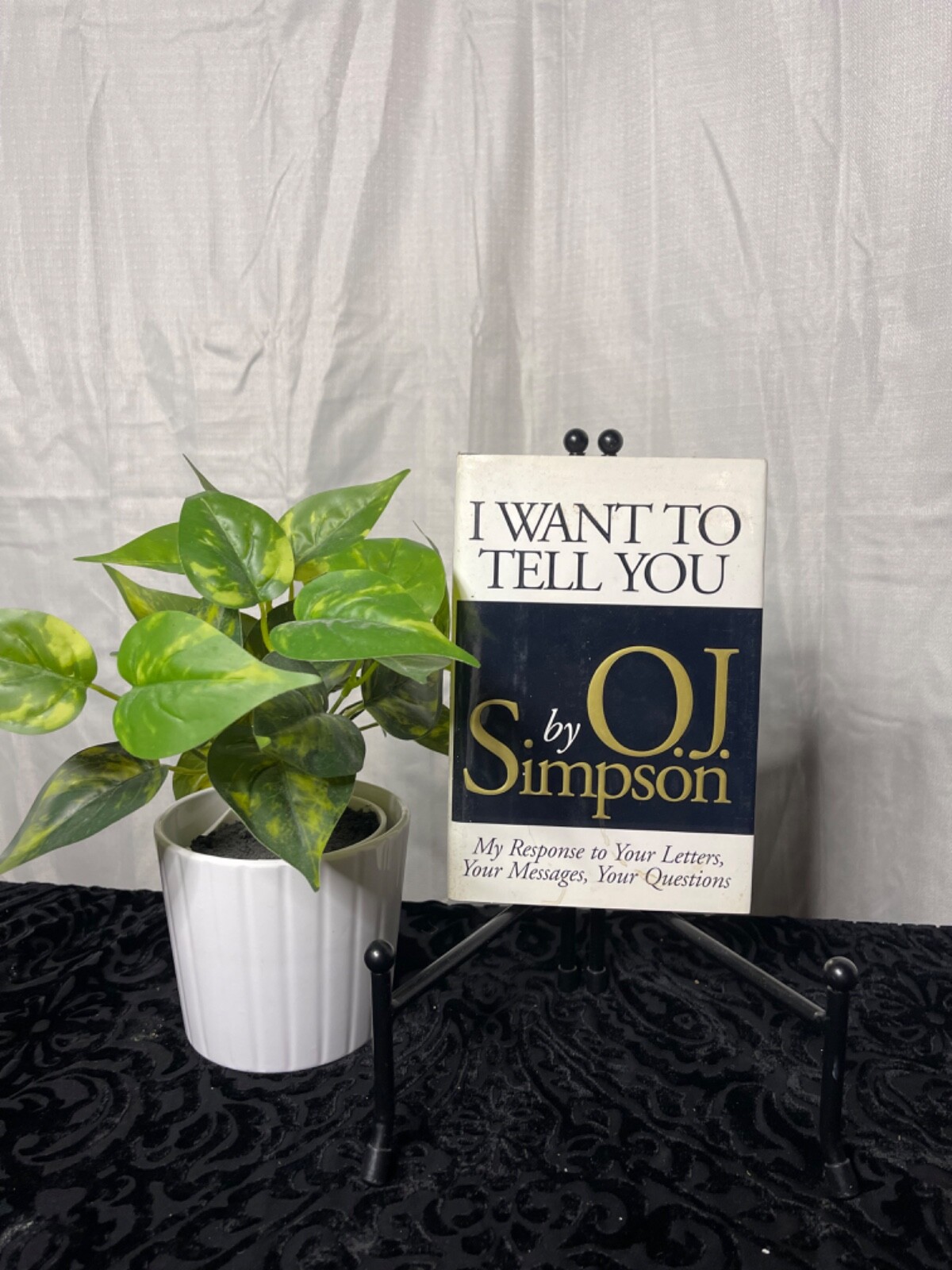 I Want To Tell You By O.J. Simpson 1st Edition Hardcover 1995