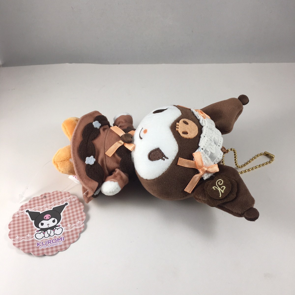 Sanrio Kuromi Chocolate Cake Mascot Keychain Plush Toy (5 Inch