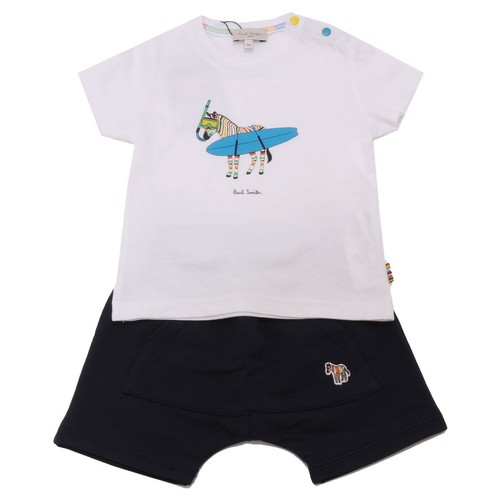 1716AD completo bimbo BOY PAUL SMITH BABY t-shirt/shorts cotton kids | eBay