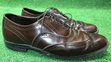 Executive Imperials Long Wingtips brogue Sz 11.5 Mens Brown  Oxfords Dress wow