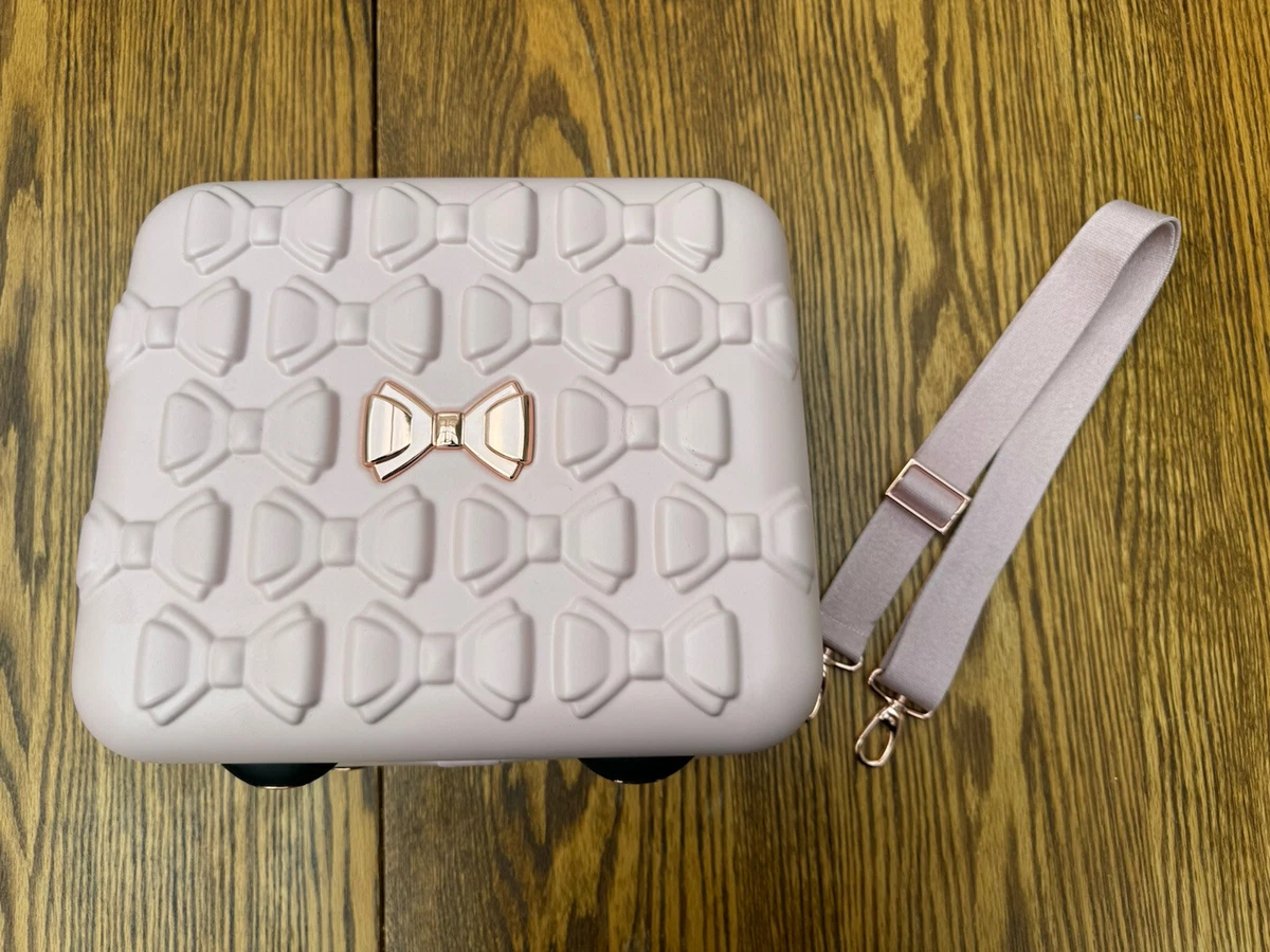 Ted Baker Belle Pink Vanity Case Holdall Travel Luggage Shoulder Strap