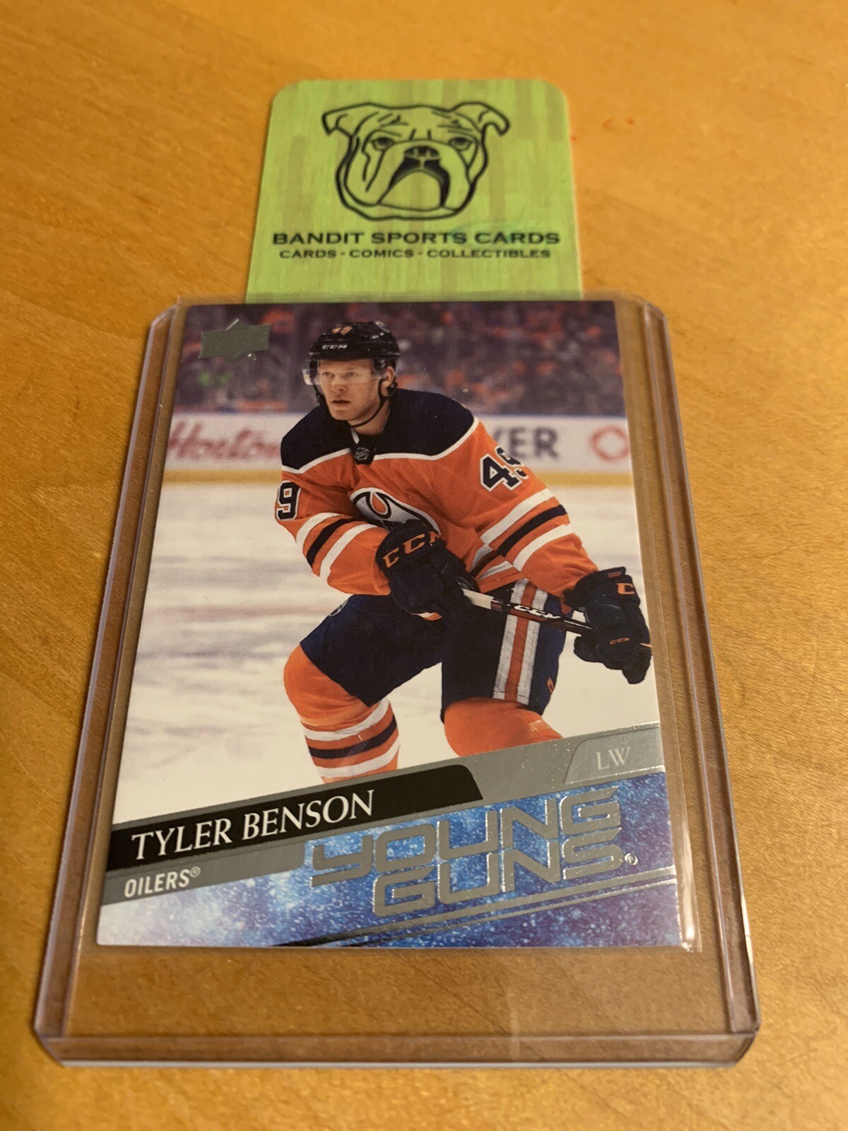 2020-21 Upper Deck Young Guns Tyler Benson Rookie Edmonton Oilers #218