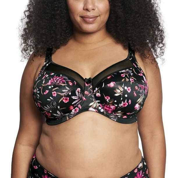 Goddess Kayla Support Underwire Bra (6162),42H,Dark Romance 