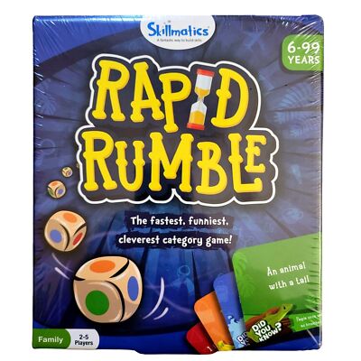 **NEW** Skillmatics Board Game Rapid Rumble, Fun for Family Game Night