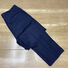 Pantalones Para Hombre Calvin Klein 35x31 Formales De Lana Parte Delantera Plana